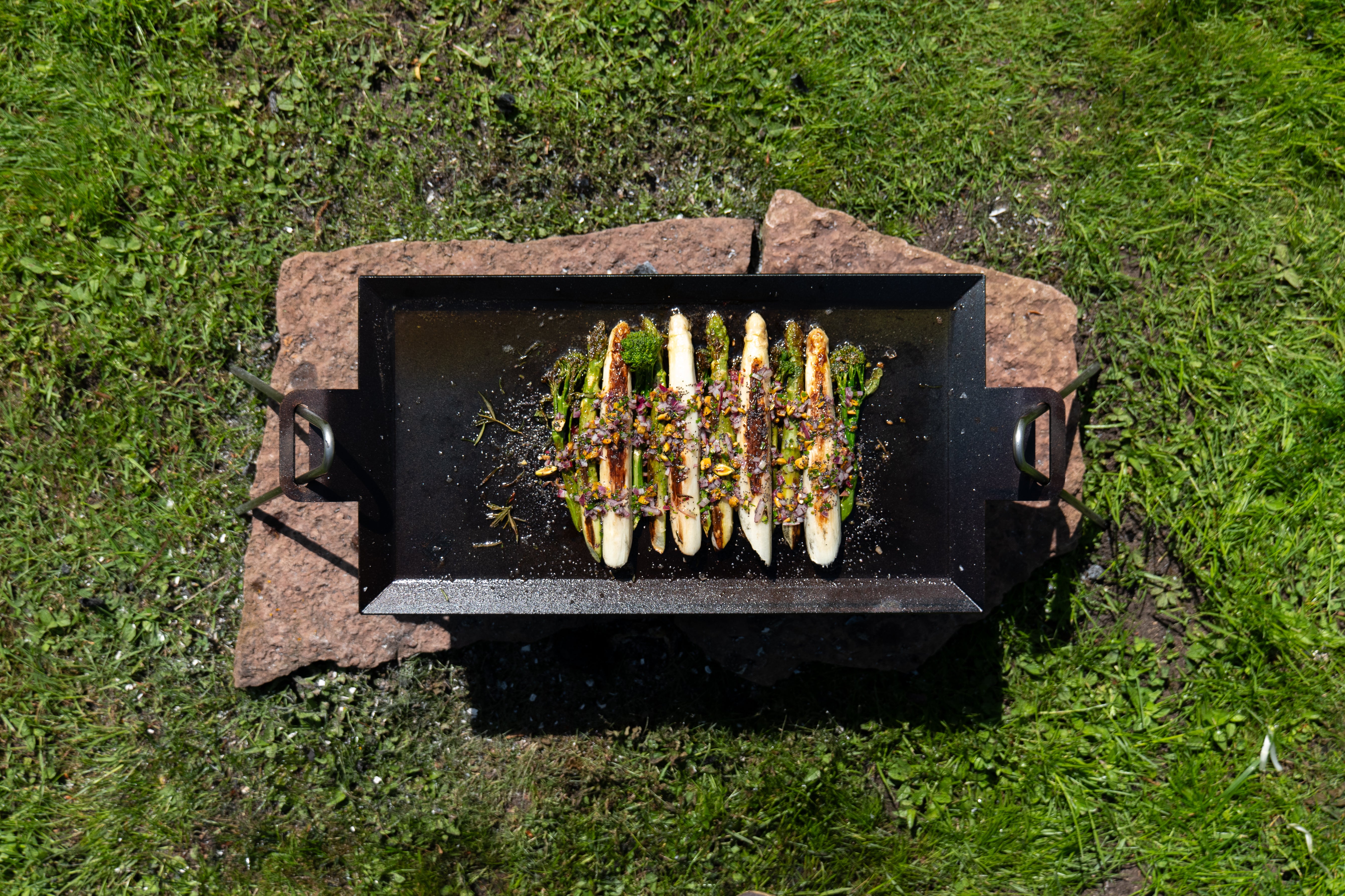 Thomas Rode's Grilled Asparagus with Birch Butter